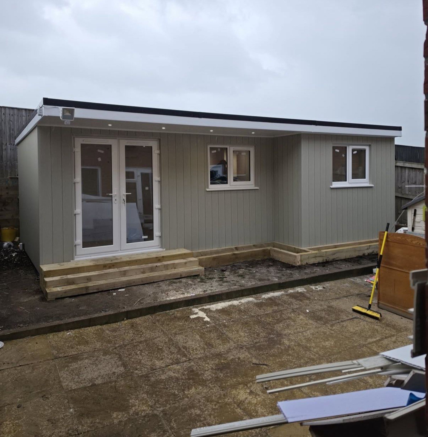 Garden Room Build project view 5